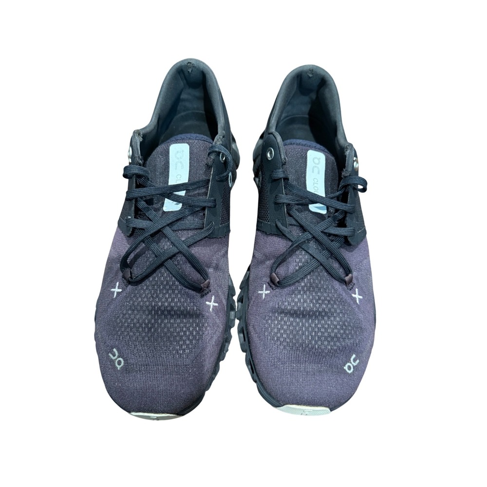 On Cloud X Women's Running Shoes Black Asphalt 60.98696 Size 10 EUR 42 UK 8